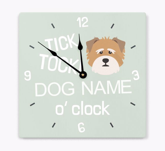 Tick Tock 'O' Clock: Personalized Wall Clock with {breedFullName} Icon